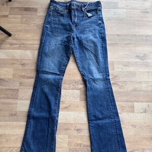 American Eagle Outfitters Dark Blue Flare Jeans